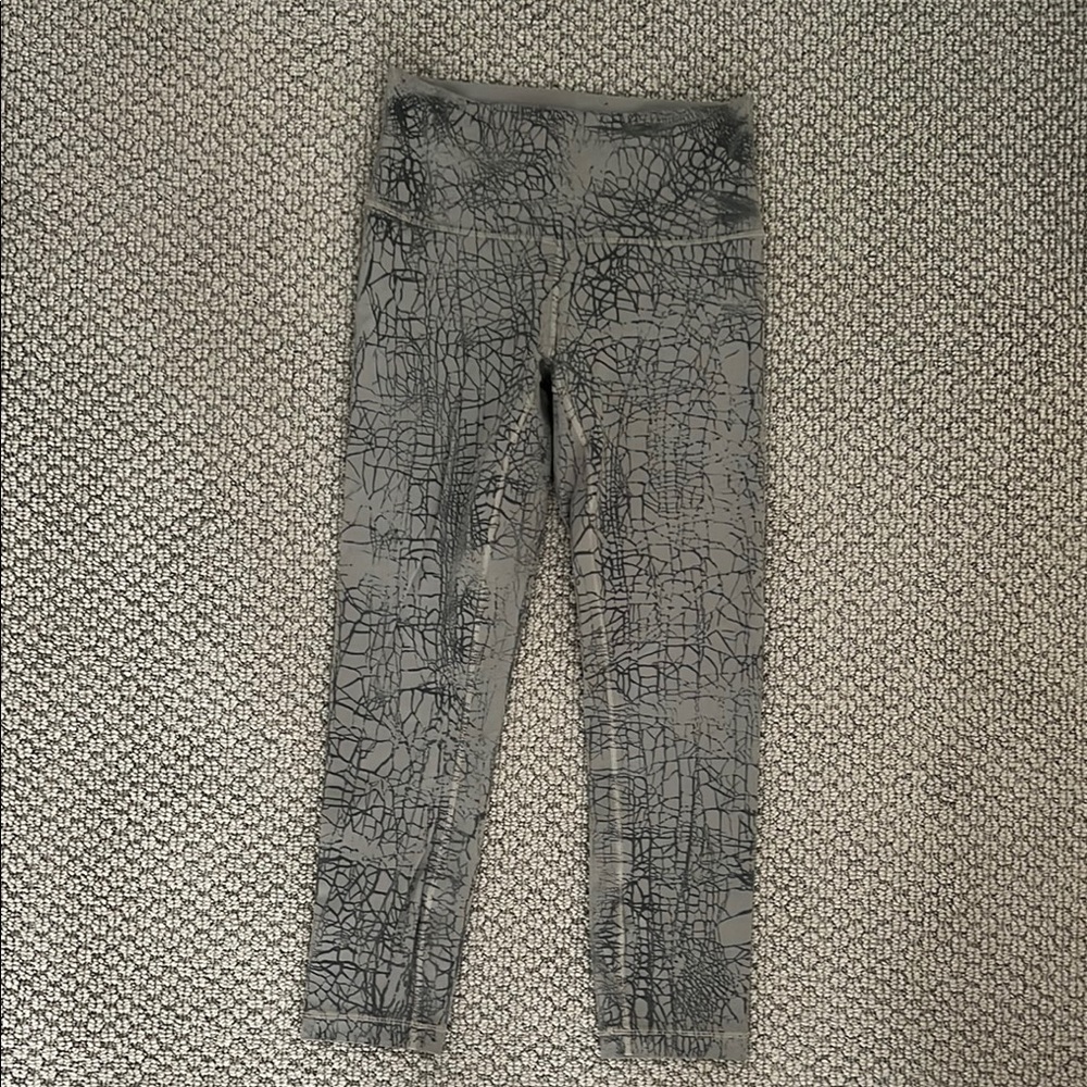 Lululemon Gray Patterned Women’s Leggings